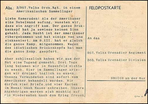 CPH16, The Florian Geyer Postcard