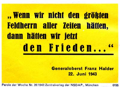 H.480, Parole der Woche, 20/1943