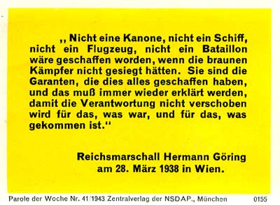 H.577, Parole der Woche, 41/1943
