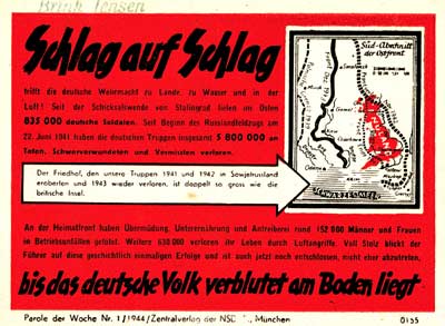 H.710, Parole der Woche, 1/1944