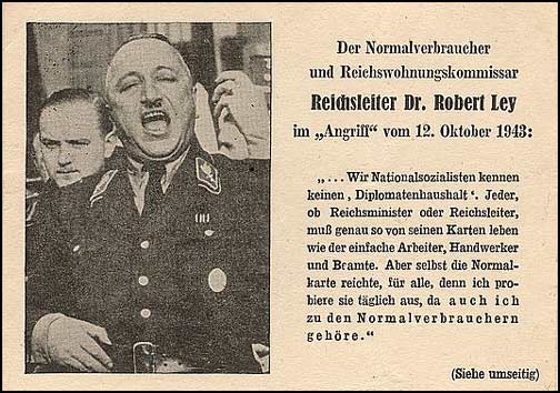 The British "Robert Ley" Propaganda Postcard