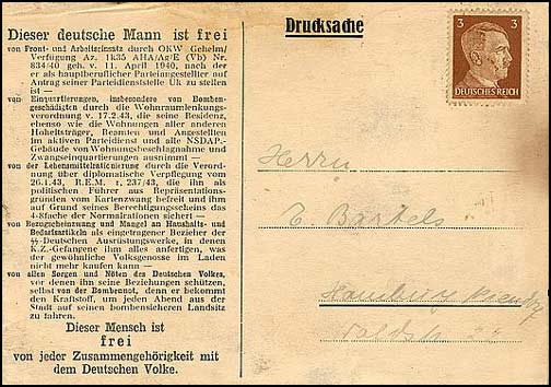 H.627 / Q.25, This German Man Is Free - Dr. Scheel Drucksache
