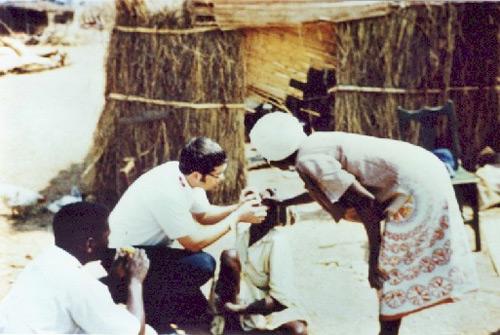 Dr. Watt visits a Protective Village.