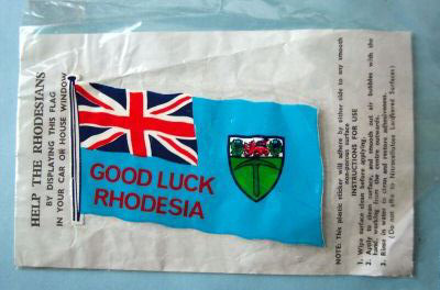 British Pro-Rhodesia Patriotic Label