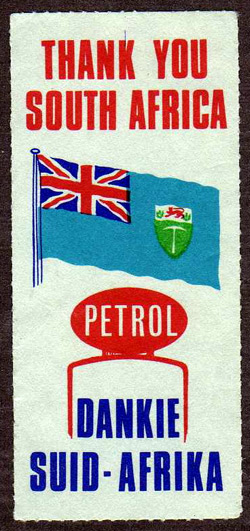Rhodesian Patriotic Label
