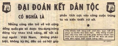 Vietnam War propaganda leaflet SP-2330A