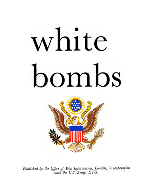 White Bombs booklet White Bombs booklet