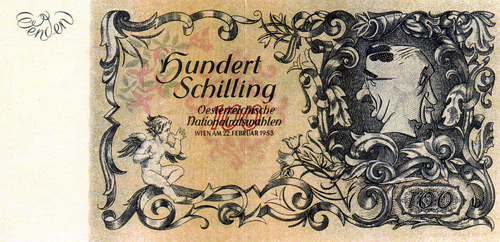 The Austrian Communist Party 100 Shilling Banknote