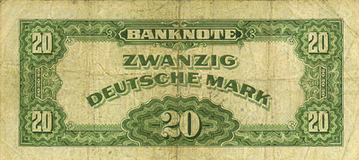 The Genuine German 20 Mark Banknote