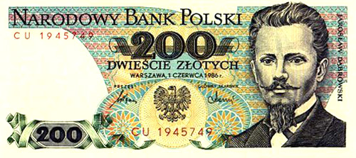 The Genuine 200 Zlotych Polish Banknote