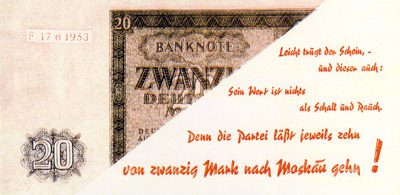 The Unfolded Tarantel Propaganda Banknote