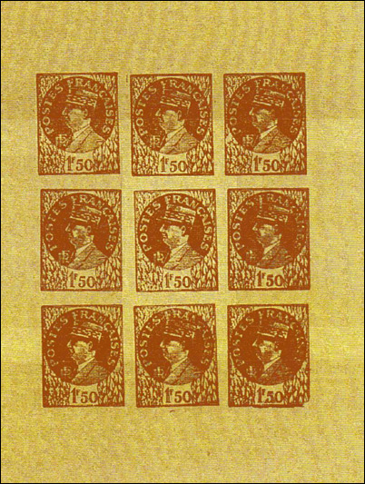 The FFI DeGaulle "profile" Sheet