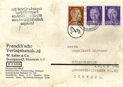 Propaganda stamps - Himmler parody