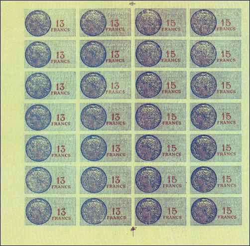 OSS Counterfeit French Fiscal Stamp