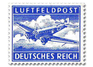 Propaganda stamps - The Luftfeldpost Military Air Permit Stamp Forgery