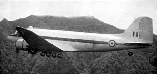 Malayan Emergency RAF "Voice" aircraft
