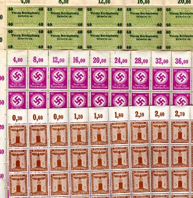 OSS Archived Genuine German Reference Stamps?