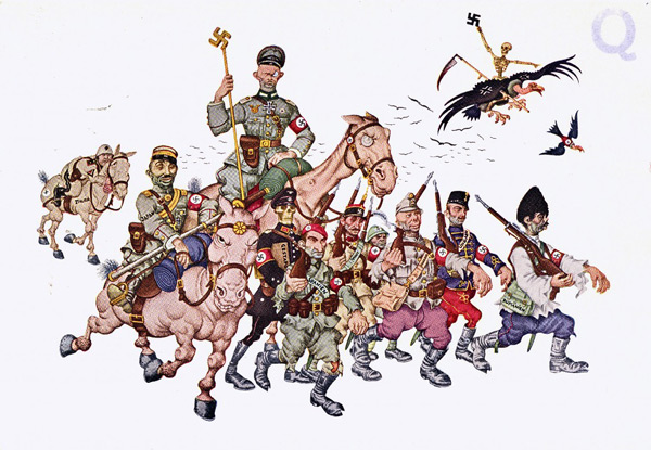 The New Orderlies by Arthur Szyk