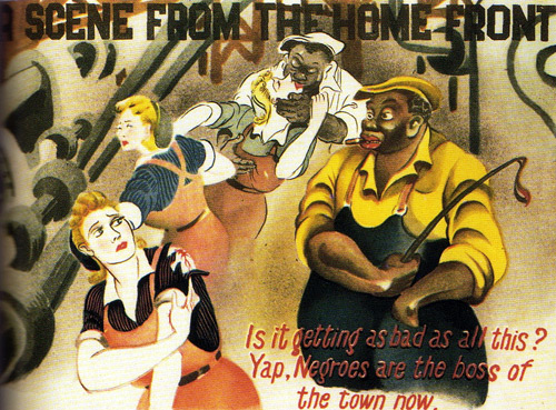 Scene from the Home Front - Japanese propaganda leaflet