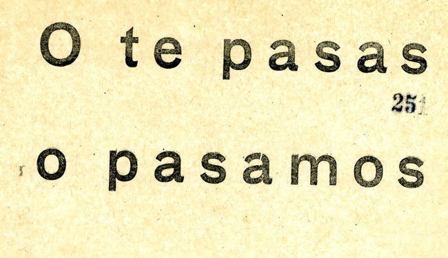 Spanish Civil War propaganda leaflet