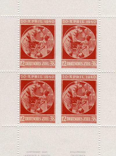 Propaganda stamps - The "Spitler" Propaganda Parody