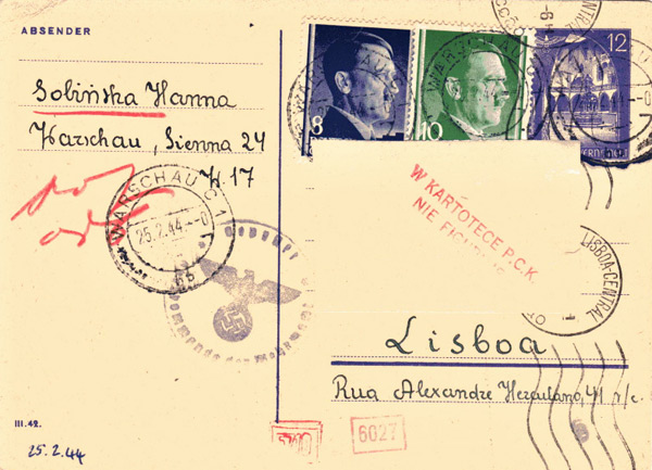 WWII letter sent to a secret address