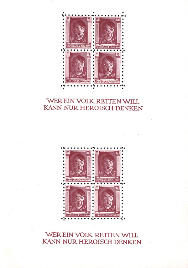The OSS red Hitler Birthday Sheet
