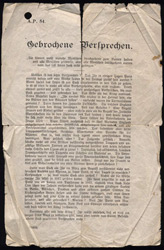 A.P. 54, Gebrochene Versprechen