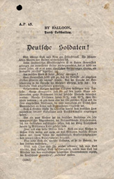 A.P. 65, Deutsche Soldaten!