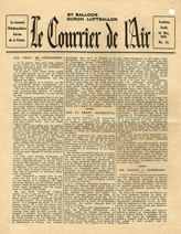 Random PSYOP leaflet - Le Courrier de l'Air, 16 Mai 1918, No. 53 - Les 'Fins' De Ludendorff