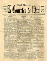 Random PSYOP leaflet - Le Courrier de l'Air, 18 Juillet 1918, No. 62 - Sur Les Fronts Fran�ais Et Italien