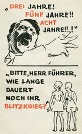 No Code, �DREI JAHRE! F&Uuml;NF JAHRE!! ACHT JAHRE!!!� Postkarte