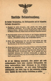 Random PSYOP leaflet - Official Notice