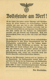 Random PSYOP leaflet - Public Enemies at Work