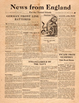 EH(C).600/2, News from England For the Channel Islands, No. 2, September 30, 1940