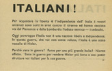 EH(I).451, ITALIANI! Per acquistare la liberta &egrave; l'indipendenza�