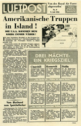 Random PSYOP leaflet - Luftpost, No. 8, 9 July 1941