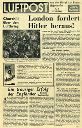 Random PSYOP leaflet - Luftpost, No. 9, 15 July 1941