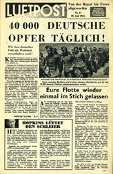 Random PSYOP leaflet - Luftpost, No. 11, 29 July 1941