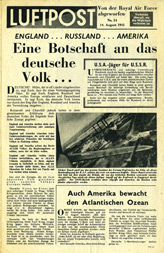 Random PSYOP leaflet - Luftpost, No. 14, 19 August 1941