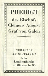 Random PSYOP leaflet - Bishop Clement August's Speech