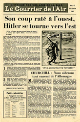 Random PSYOP leaflet - Le Courrier de l'Air, No. 13, 27 June 1941