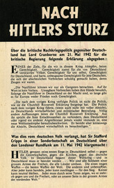 Random PSYOP leaflet - After Hitler's Fall