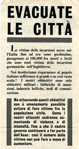 I.5, EVACUATE LE CITT&Agrave;