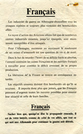 Random PSYOP leaflet - Frenchmen