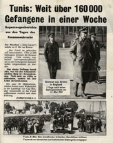 Random PSYOP leaflet - Tunisa: Well Over 160,000 Prisoners in one Week (von Arnim)