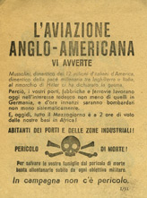 I/11, L'AVIAZIONE ANGLO-AMERICANA VI AVVERTE