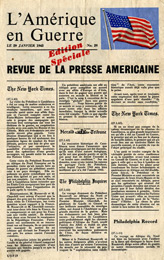 USF.19, L'Am&eacute;rique en Guerre, No.29, 29 Janvier 1943