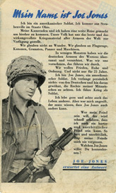Random PSYOP leaflet - Joe Jones
