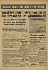 T.52, Nachrichten f&uuml;r die Truppe, Nr. 52, 7. Juni 1944